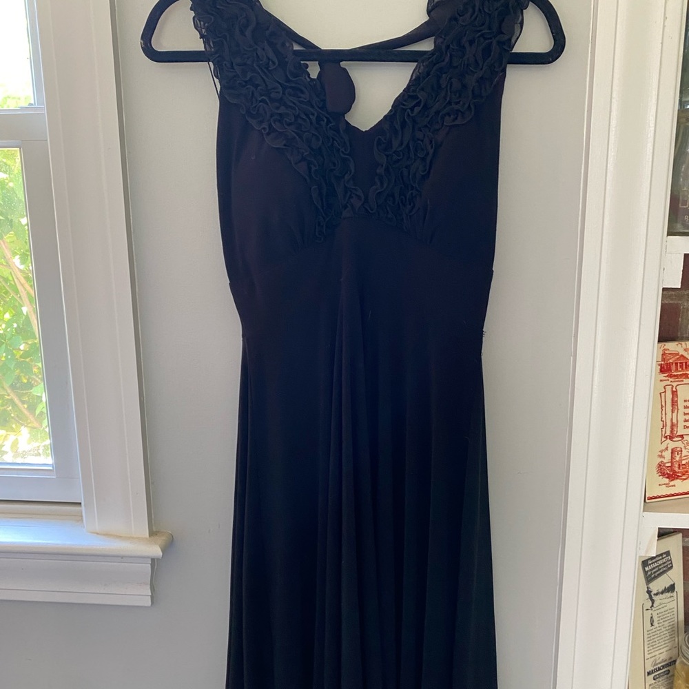 Little black halter dress